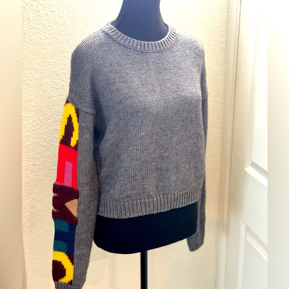 Semicouture 01 gray knit sweater Italy